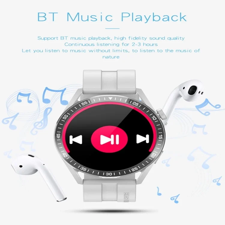 SYA0025108_B3.webp GT3 1.32 inch Color Screen Smart Watch, Support Bluetooth Call / Heart Rate / Blood Pressure / Blood Oxygen Monitoring - Image 4