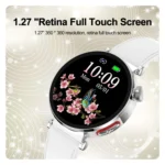 ET490 1.27 inch Color Screen Smart Watch Leather Strap, Support Bluetooth Call / ECG - Image 2