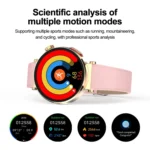 ET490 1.27 inch Color Screen Smart Watch Leather Strap, Support Bluetooth Call / ECG - Image 4
