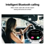 ET490 1.27 inch Color Screen Smart Watch Leather Strap, Support Bluetooth Call / ECG - Image 5