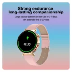 ET490 1.27 inch Color Screen Smart Watch Leather Strap, Support Bluetooth Call / ECG - Image 6