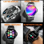 V69 1.85 inch Color Screen Smart Watch, Support Bluetooth Call / Heart Rate / Blood Pressure / Blood Oxygen Monitoring - Image 3
