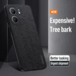 Tree Bark Leather Shockproof Phone Case, For OPPO A5X, For OPPO  A5 Pro Global, For  OPPO A5  Pro China, For OPPO A3X Global, For OPPO A3 China, For  OPPO Reno12 F 5G - Image 3