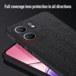 Tree Bark Leather Shockproof Phone Case, For OPPO A5X, For OPPO  A5 Pro Global, For  OPPO A5  Pro China, For OPPO A3X Global, For OPPO A3 China, For  OPPO Reno12 F 5G - Image 6