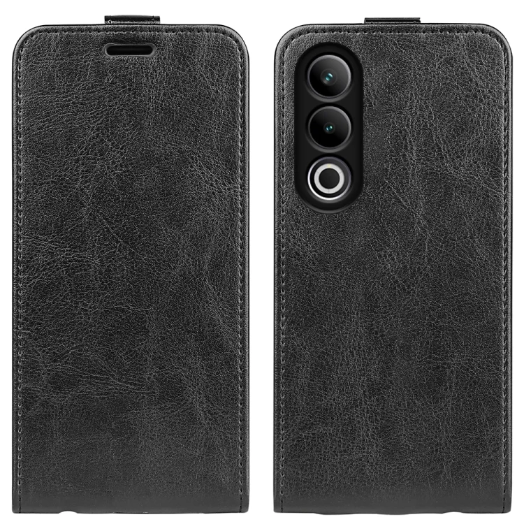 R64 Texture Single Vertical Flip Leather Phone Case, For OnePlus Ace 3V, For OnePlus 12R, For OnePlus 12