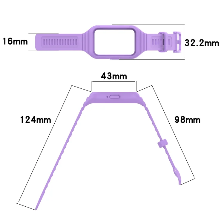 SYA0025259_B3.webp For Samsung Galaxy Fit 3 Integrated TPU Watch Band - Image 4