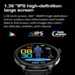 ET470 1.39 inch Color Screen Smart Watch Leather Strap, Support Bluetooth Call / ECG - Image 2