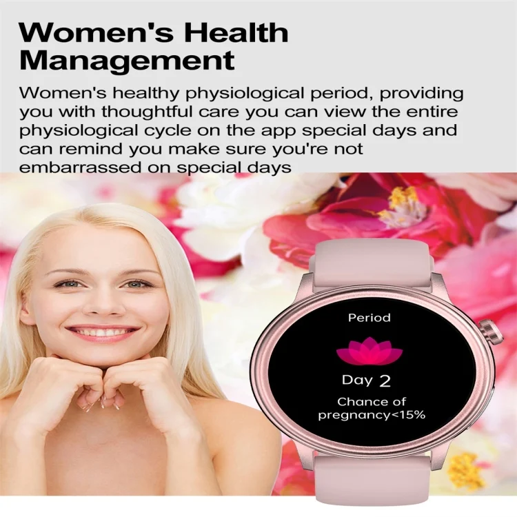 SYA0025269_B6.webp ET470 1.39 inch Color Screen Smart Watch Silicone Strap, Support Bluetooth Call / ECG - Image 7