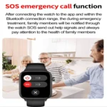ET570 1.96 inch Color Screen Smart Watch Silicone Strap, Support Bluetooth Call / ECG - Image 6