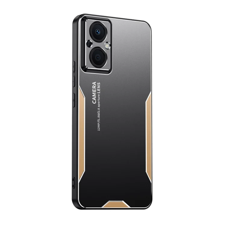 Blade Series TPU Hybrid Metal Phone Case, For OPPO A96, For OPPO Reno6, For OPPO A93, For OPPO A55, For OPPO Reno4 SE