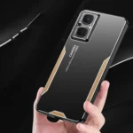 Blade Series TPU Hybrid Metal Phone Case, For OPPO A96, For OPPO Reno6, For OPPO A93, For OPPO A55, For OPPO Reno4 SE - Image 4