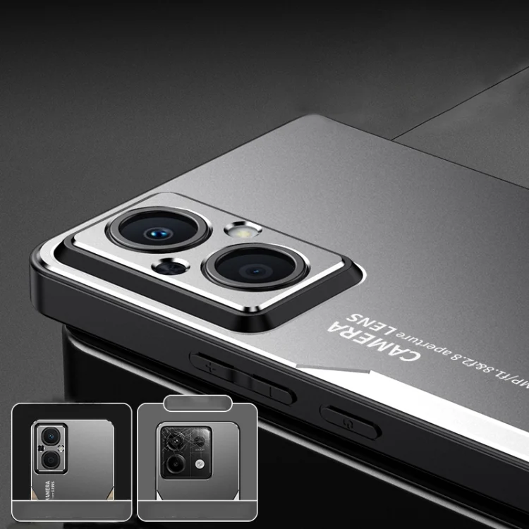 SYA002528913A_5.webp Blade Series TPU Hybrid Metal Phone Case, For OPPO A96, For OPPO Reno6, For OPPO A93, For OPPO A55, For OPPO Reno4 SE - Image 6