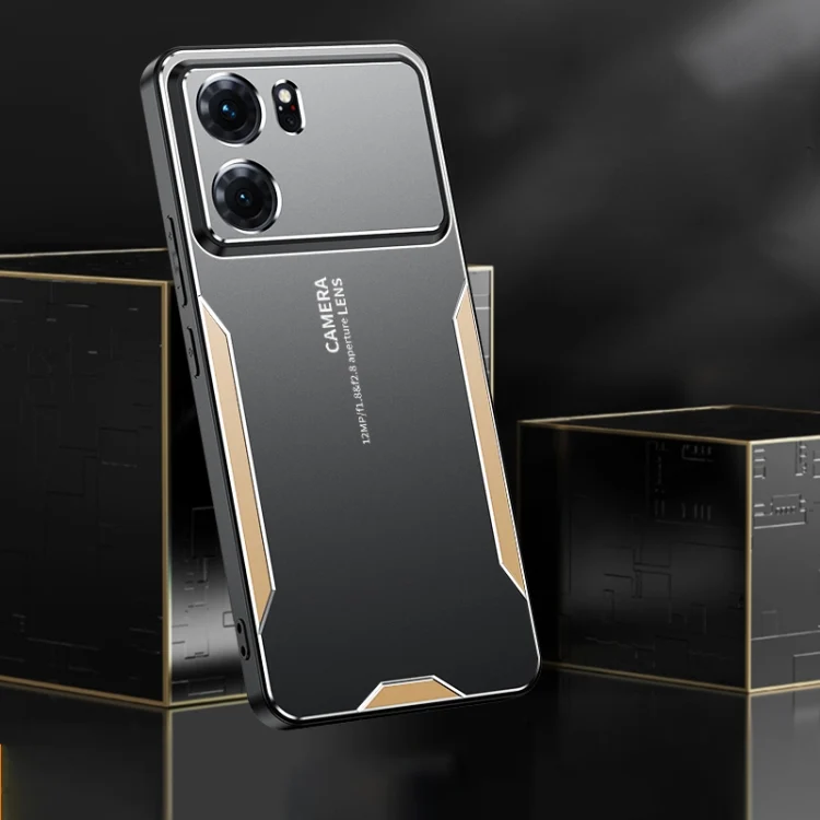 SYA002528920A_2.webp Blade Series TPU Hybrid Metal Phone Case, For OPPO Reno4, For OPPO Reno3 Pro, For OPPO A1 - Image 3