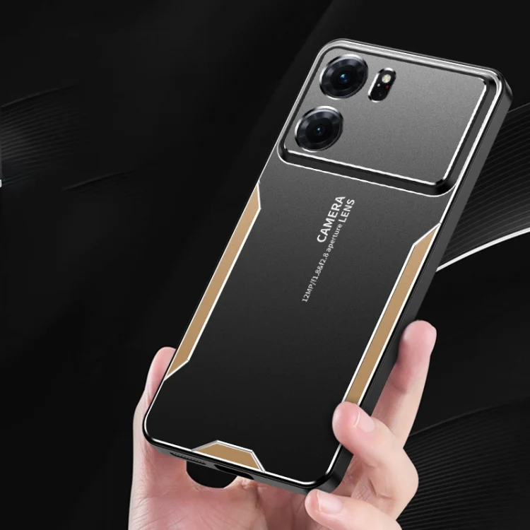SYA002528920A_3.webp Blade Series TPU Hybrid Metal Phone Case, For OPPO Reno4, For OPPO Reno3 Pro, For OPPO A1 - Image 4