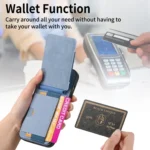 Carbon Fiber Vertical Flip Wallet Stand Phone Case, For iPhone 14 Pro Max, For iPhone 13 Pro Max, For iPhone 13 Pro, For iPhone 13 - Image 5