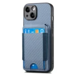 Carbon Fiber Vertical Flip Wallet Stand Phone Case, For iPhone 12, For iPhone 12 Pro Max, For iPhone 12 Pro, For iPhone 11 Pro Max - Image 3