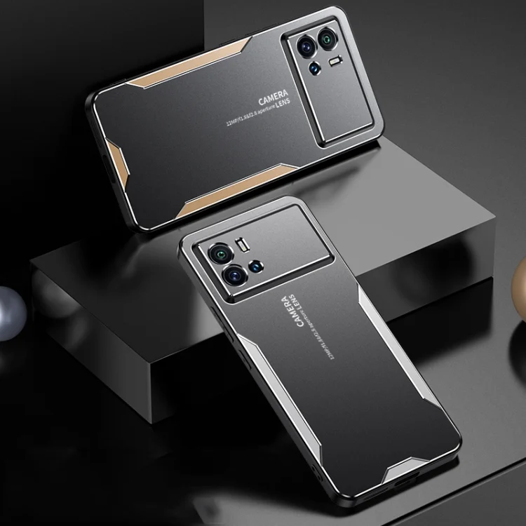 SYA002537809A_1.webp Blade Series TPU Hybrid Metal Phone Case, For vivo iQOO9, For vivo S12, For vivo iQOOZ5, For vivo T1, For vivo S10e - Image 2