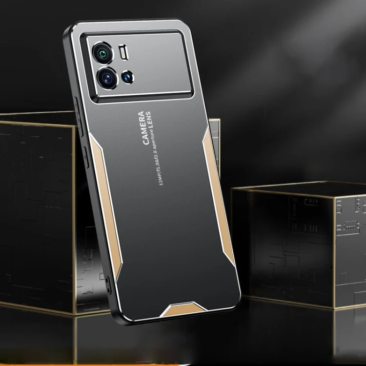 SYA002537809A_2.webp Blade Series TPU Hybrid Metal Phone Case, For vivo iQOO9, For vivo S12, For vivo iQOOZ5, For vivo T1, For vivo S10e - Image 3