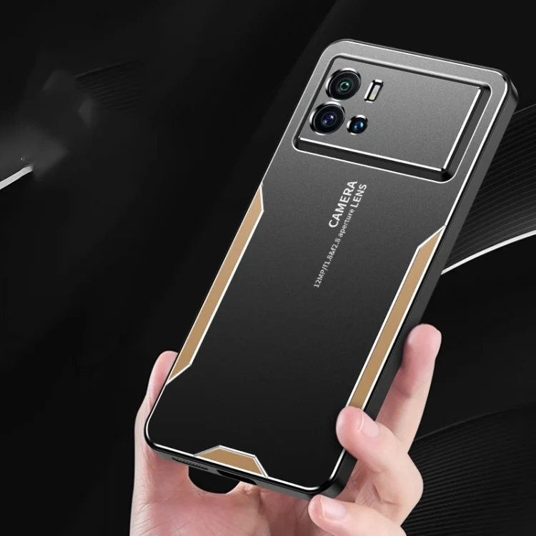 SYA002537809A_3.webp Blade Series TPU Hybrid Metal Phone Case, For vivo iQOO9, For vivo S12, For vivo iQOOZ5, For vivo T1, For vivo S10e - Image 4