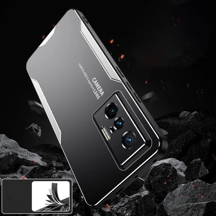 SYA002537811A_4.webp Blade Series TPU Hybrid Metal Phone Case, For vivo X70 5G, For vivo S9e, For vivo S9, For vivo X60, For vivo S7 - Image 5