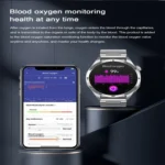 ET485 1.43 inch Color Screen Smart Watch Steel Strap, Support Bluetooth Call / ECG - Image 4