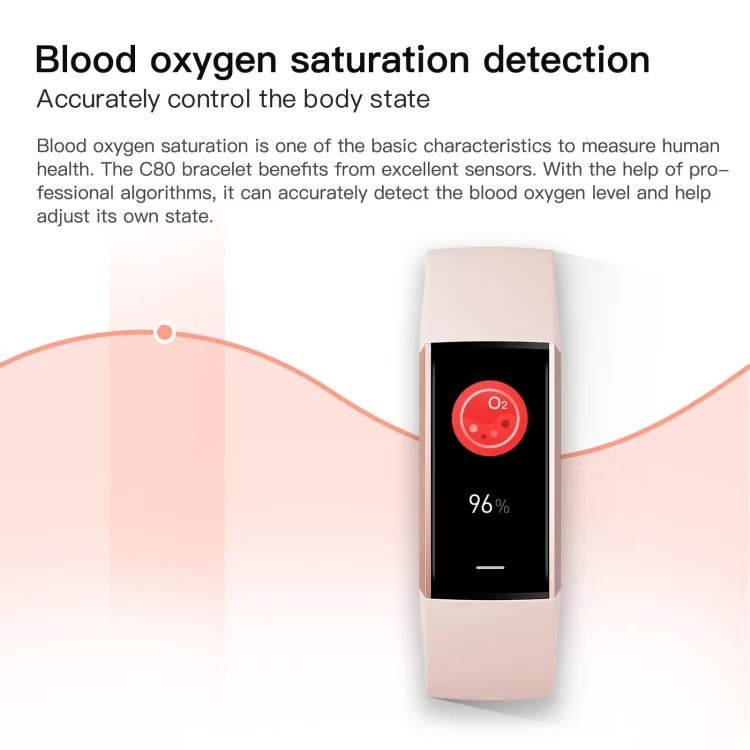 SYA0025404_B5.webp C80 IP67 Waterproof Smart Bracelet Sport Fitness Tracker - Image 6