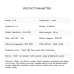 Q23 IP67 Waterproof Smart Bracelet Sport Fitness Tracker - Image 13