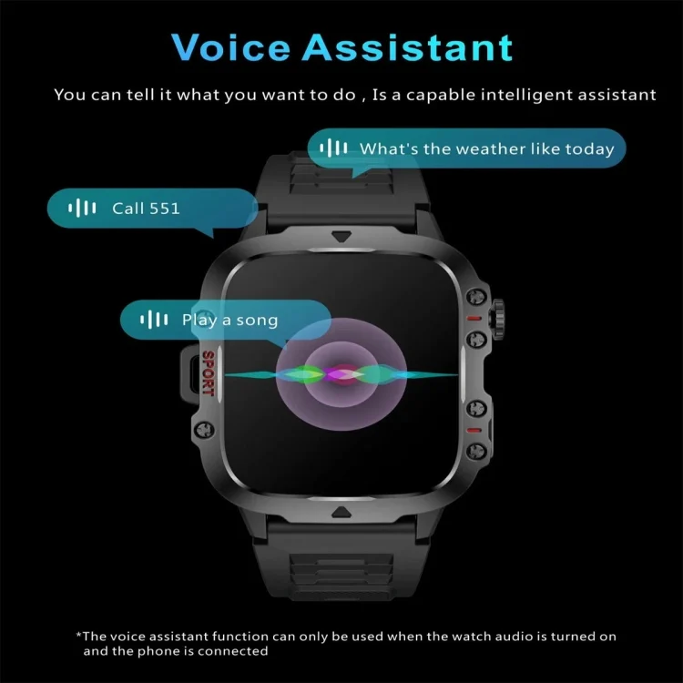 SYA0025419_B5.webp QX11 1.96 inch Color Screen Smart Watch Milan Steel Strap Support Bluetooth Call - Image 6