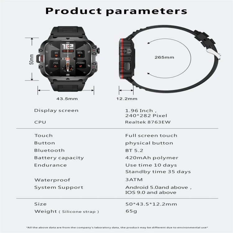 SYA0025419_B6.webp QX11 1.96 inch Color Screen Smart Watch Milan Steel Strap Support Bluetooth Call - Image 7