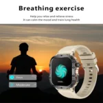 QX11 1.96 inch Color Screen Smart Watch Slub Steel Strap Support Bluetooth Call - Image 5