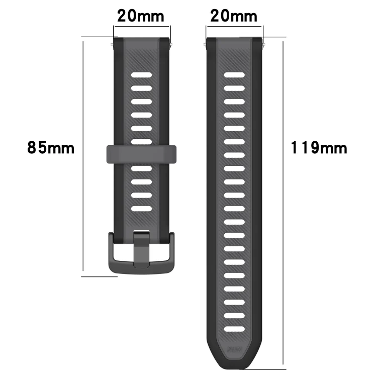 SYA0025436_B3.webp 20mm Two-Color Textured Silicone Watch Band - Image 4