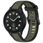 20mm Two Color Textured Silicone Watch Band