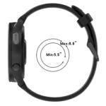 20mm Two Color Textured Silicone Watch Band - Image 5