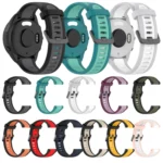 18mm Two Color Textured Silicone Watch Band - Image 3