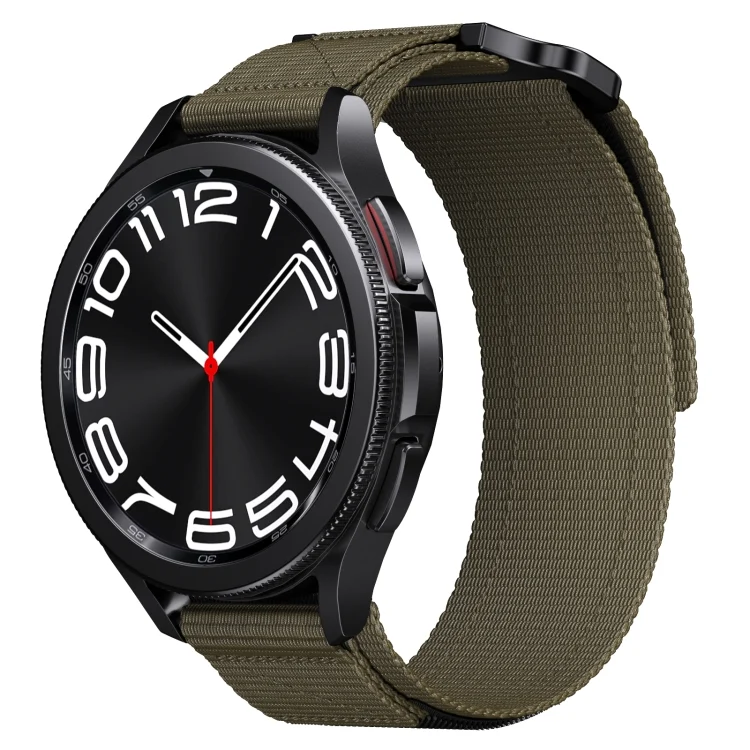 SYA002544301F.webp 20mm Two Color Nylon Canvas Hook And Loop Fastener Watch Band - Image 1