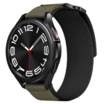 22mm Two Color Nylon Canvas Hook And Loop Fastener Watch Band