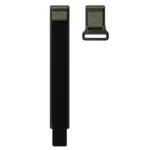 22mm Two Color Nylon Canvas Hook And Loop Fastener Watch Band - Image 5