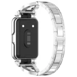 For Samsung Galaxy Fit 3 X Shaped Dual Row Diamond Metal Frame Watch Band - Image 7