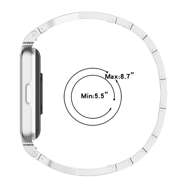 SYA0025449_B4.webp For Samsung Galaxy Fit 3 X Shaped Dual Row Diamond Metal Frame Watch Band - Image 5