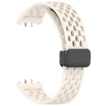 For Samsung Galaxy Fit 3 Hole Style Magnetic Folding Buckle Silicone Watch Band - Image 8