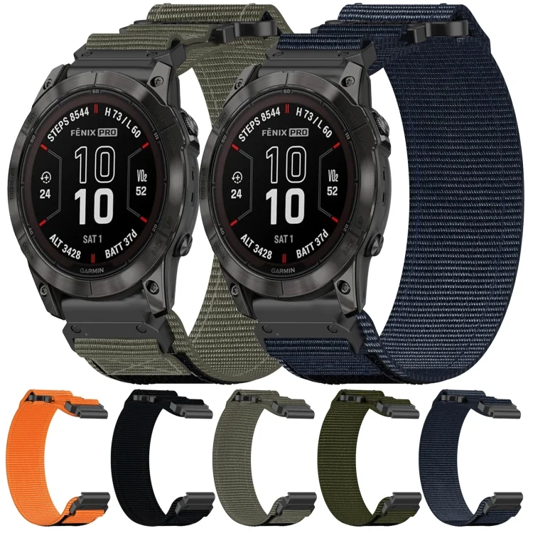 SYA0025471_B1.webp 26mm Nylon Hook And Loop Fastener Watch Band - Image 2