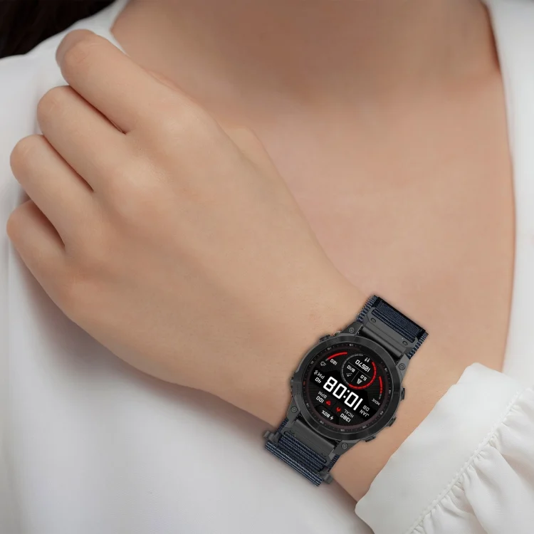 SYA0025471_B5.webp 26mm Nylon Hook And Loop Fastener Watch Band - Image 6