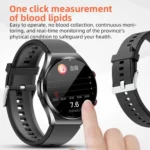 E09 Pro 1.32 inch Color Screen Smart Watch, Support Bluetooth Call / ECG Electrocardiogram - Image 4