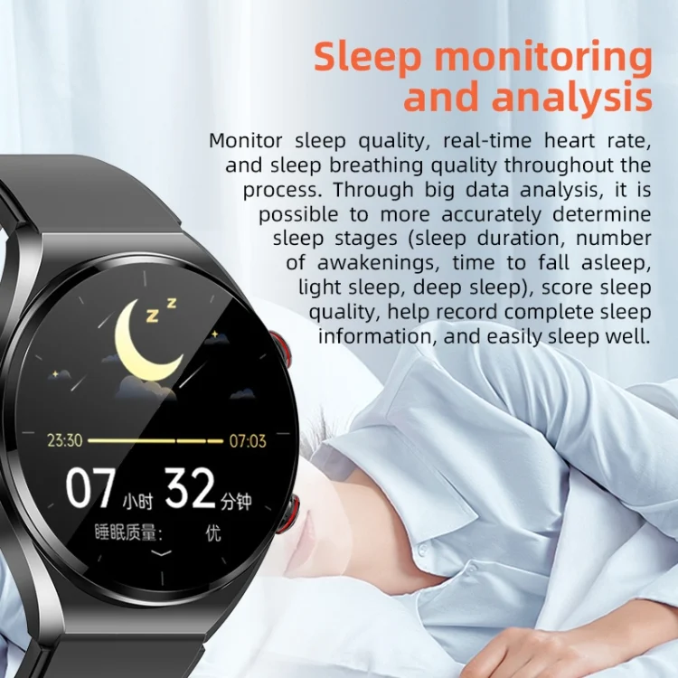 SYA0025556_B5.webp E09 Pro 1.32 inch Color Screen Smart Watch, Support Bluetooth Call / ECG Electrocardiogram - Image 6