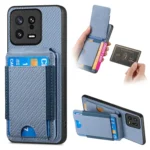 Carbon Fiber Vertical Flip Wallet Stand Phone Case, For Xiaomi 13, For Xiaomi Civi 2, For Xiaomi 12T Pro, For Xiaomi 12T