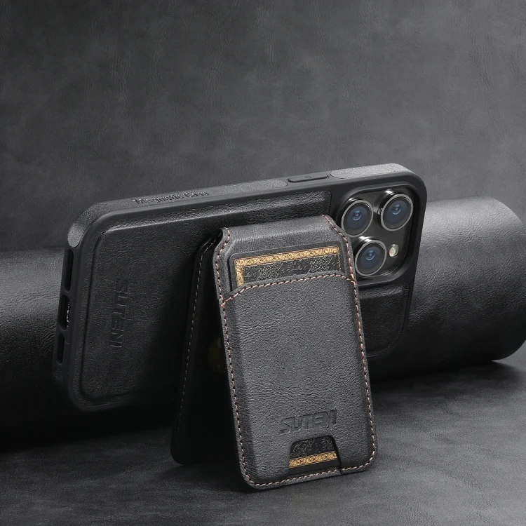 SYA002559202A_1.webp Suteni M2 Oil Wax MagSafe Horizontal Card Bag Phone Case, For iPhone 15 Pro, For iPhone 15 Plus, For iPhone 15, For iPhone 14 Plus, For iPhone 14 - Image 5