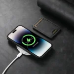 Suteni M2 Oil Wax MagSafe Horizontal Card Bag Phone Case, For iPhone 15 Pro, For iPhone 15 Plus, For iPhone 15, For iPhone 14 Plus, For iPhone 14 - Image 7