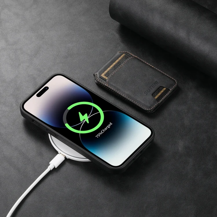SYA002559202A_3.webp Suteni M2 Oil Wax MagSafe Horizontal Card Bag Phone Case, For iPhone 15 Pro, For iPhone 15 Plus, For iPhone 15, For iPhone 14 Plus, For iPhone 14 - Image 7