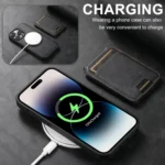 Suteni M2 Oil Wax MagSafe Horizontal Card Bag Phone Case, For iPhone 16 Pro Max, For iPhone 16 Pro, For iPhone 16 Plus, For iPhone 16, For iPhone 15 Pro Max - Image 7