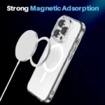 NORTHJO 5 in 1 Magsafe Clear Phone Case with 2pcs Screen Film + 2pcs Rear Lens Film, For iPhone 15 Pro Max, For iPhone 15 Pro, For iPhone 15 Plus, For iPhone 15, For iPhone 14 Plus, For iPhone 14... - Image 4
